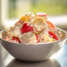 Strawberry Shortcake Fluff Salad
