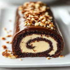 German Chocolate Cake Roll