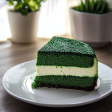Green Velvet Cheesecake