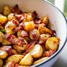 Honey Bacon Roasted Potatoes