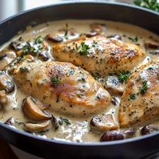 Creamy Herb Mushroom Chicken
