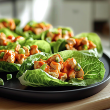 Delicious Buffalo Chicken Lettuce Wraps