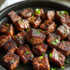 Cajun Garlic Butter Steak Bites