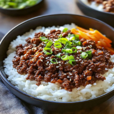 Korean Ground Beef Bowl