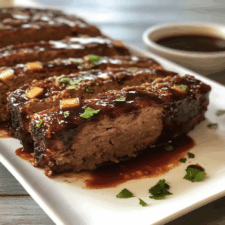 Best Ever Balsamic Glazed Meatloaf Recipe