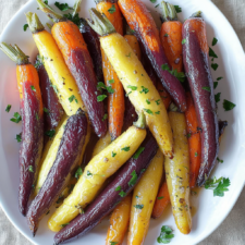 Honey Roasted Colorful Carrots