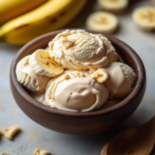 No Churn Banana Ice Cream