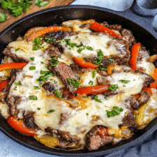 Philly Steak & Cheese Skillet