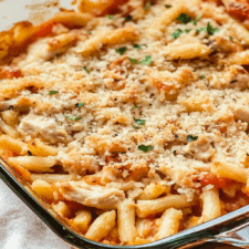 Skinny Chicken and Rice Casserole