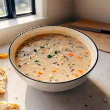 Slow Cooker Chicken Wild Rice Soup