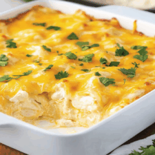 Sour Cream Chicken Enchilada Casserole