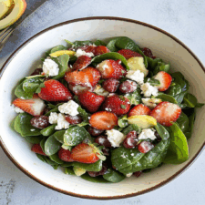 Strawberry Spinach Salad