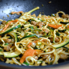 Zucchini Noodle Chow Mein