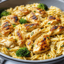 Chicken and Orzo