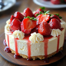 Strawberry Shortcake Cheesecake