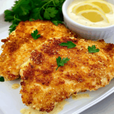 Air Fryer Parmesan Crusted Chicken