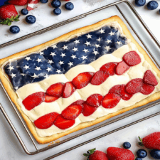 American Flag Fruit Pizza