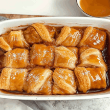 Caramel Apple Pie Crescent Rolls