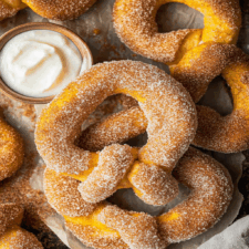 Cinnamon Sugar Soft Pretzels