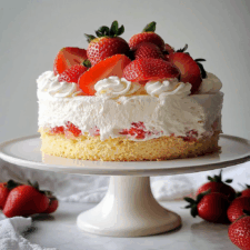 Strawberry Shortcake with Whipped Cream