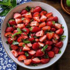 Bright and Juicy Summer Strawberry Salad