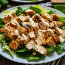 Grilled Chicken Caesar Salad with Bold Smoky Flavor