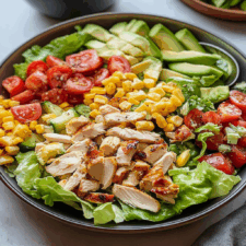 Light and Tasty Healthy Chicken Salad with Crunch