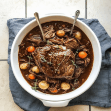 Savory Pot Roast Crock Pot Recipe