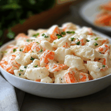 Refreshing and Creamy Crab Salad Recipe