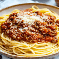 Spaghetti with Meat Sauce