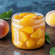 Sweet and Simple Canned Peaches