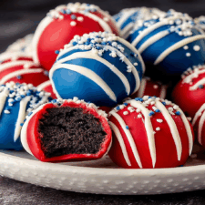 4th of July Patriotic Oreo Balls