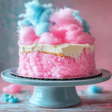 Easy Cotton Candy Cake