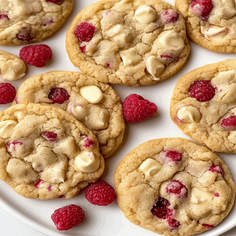 Irresistible White Chocolate Raspberry Cookies Recipe