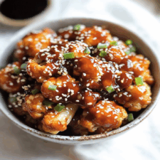 Sticky Sesame Cauliflower