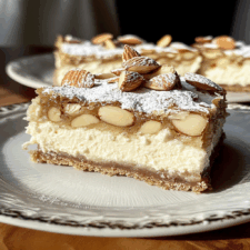 Almond Croissant Cheesecake Bars