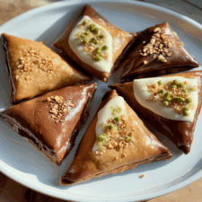 Easy chocolat samosa
