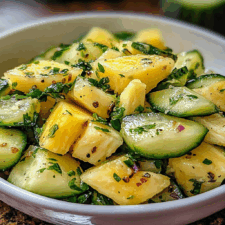 Pineapple Cucumber Salad