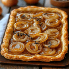 Savory Upside Down Onion Tart