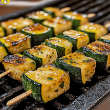 Garlic Butter Zucchini Skewers