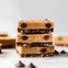 Healthy No Bake Cookie Dough Bars