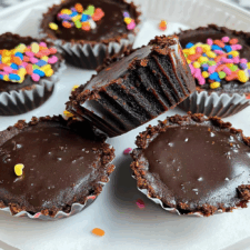 No Bake Cosmic Brownie Cups