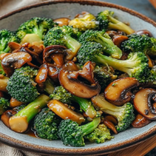 Broccoli and Mushroom Stir Fry