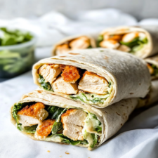 Chicken Caesar Wraps