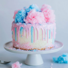 Cotton Candy Cake