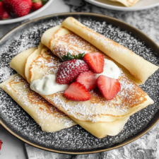 Strawberry Crepes