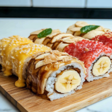 Summer Banana Sushi